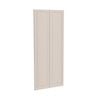 Kaboodle 900mm Cannellini Heritage Pantry Doors - 2 Pack