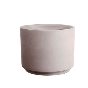 Northcote Pottery 20cm Italian Greige Terracotta Cylinder Pot