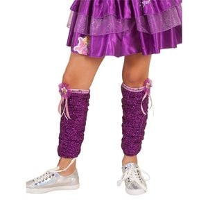 Disney Princess Tangled Rapunzel Halloween Costume Legwear Girls Leg Warmers
