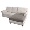 Smarcute 2 Seater Sectional Sofa Couch Lounge Chaise Cushion Seat Cover Taupe (1 Chaise Seat Only)