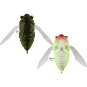 Atomic Hardz Cicada 35mm Surface Topwater Fishing Lure Smooth Toadlet