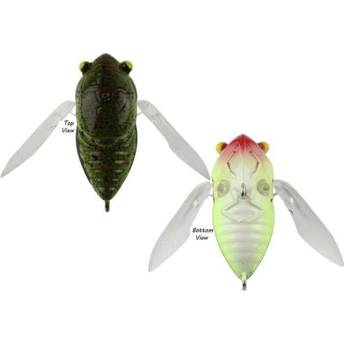 Atomic Hardz Cicada 35mm Surface Topwater Fishing Lure Smooth Toadlet