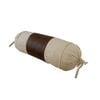 Phase 2 Studio Faux Suede/Faux Leather Neckroll Cover 15 x 35 cm