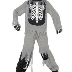 Swamp Zombie Skeleton Boys Halloween Costume - Medium