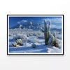 Winter with Snow Covered Trees  Print 100% Australian Made 120x90cm  (Poster)