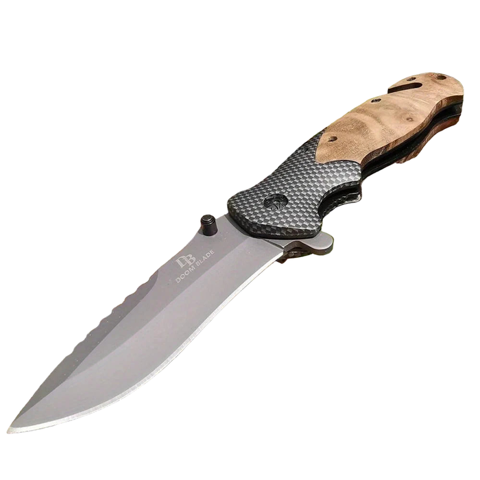 High-hardness Tactical Folding Knife Brown