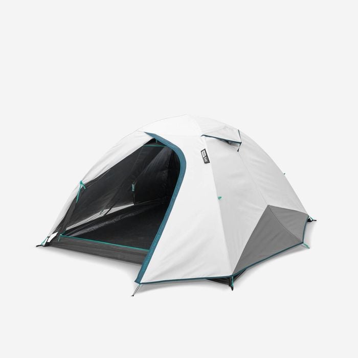 Decathlon | 3-person Camping Tent, Mh100 - Fresh & Black - One Size