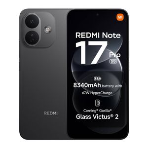 Xiaomi REDMI Note 17 Pro 5G (Dual Sim, 256GB, 8340mAh, AU Version) - Black, network Unbranded, 256GB, 6GB RAM