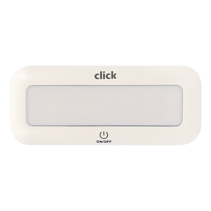Click 15cm White Portable LED Cabinet Lamp