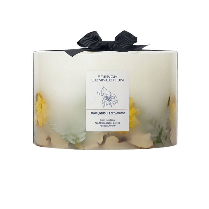 French Connection Lemon, Neroli and Cedarwood Botanical Large Candle 1.5kg