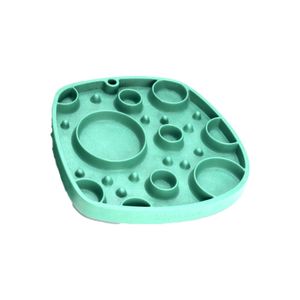 West Paw Bubbles Feast Pet Dog Lick Mat Slow Feeder Plate Kelp