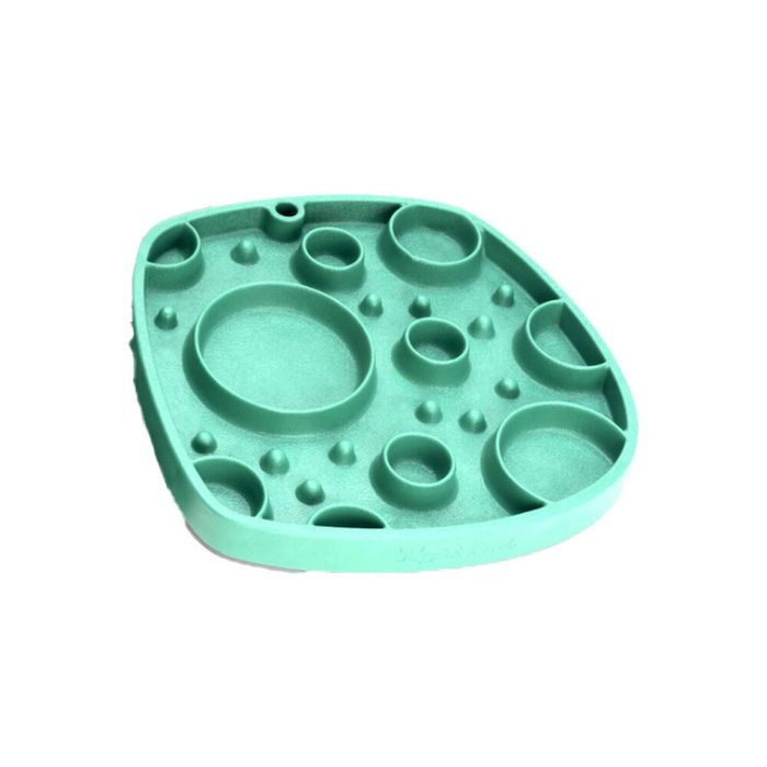 West Paw Bubbles Feast Pet Dog Lick Mat Slow Feeder Plate Kelp