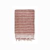 Miss April Pompom Turkish Cotton Bath Sheet Rust