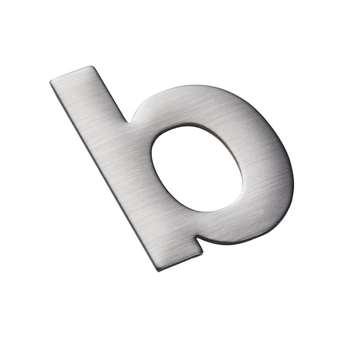 Sandleford 50mm Mode Stainless Steel Self Adhesive House Letter B