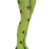 Glitter Witch Tights Halloween Costume Small - Green
