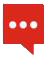 Red Chat Bubble Static Icon