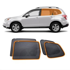 Rear Port Window Sun Shade for Subaru Forester 2012-2018 Car Sun Blind Mesh Third Row