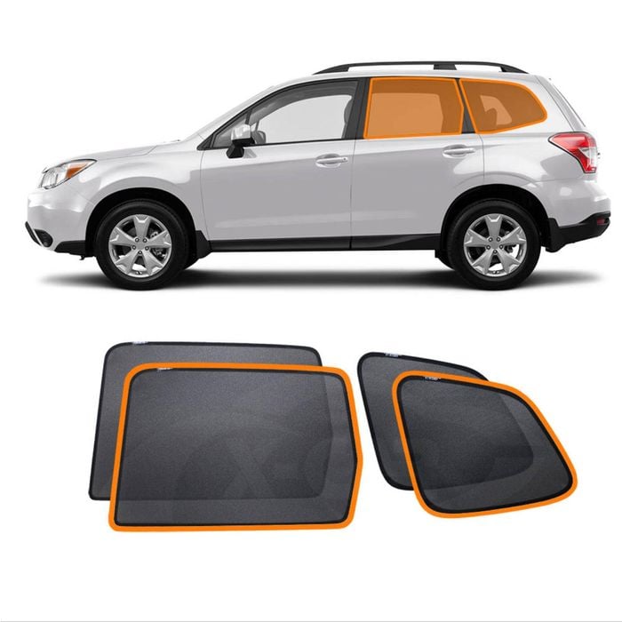 Rear Port Window Sun Shade for Subaru Forester 2012-2018 Car Sun Blind Mesh Third Row
