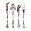 4pc Ecology Merri Cheese Tools Set 17cm Doves & Botanicals Design