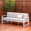 Mimosa Cordoba 3 Seater Aluminium Lounge White