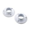 Sandleford 25mm White Round Flange - 2 Pack