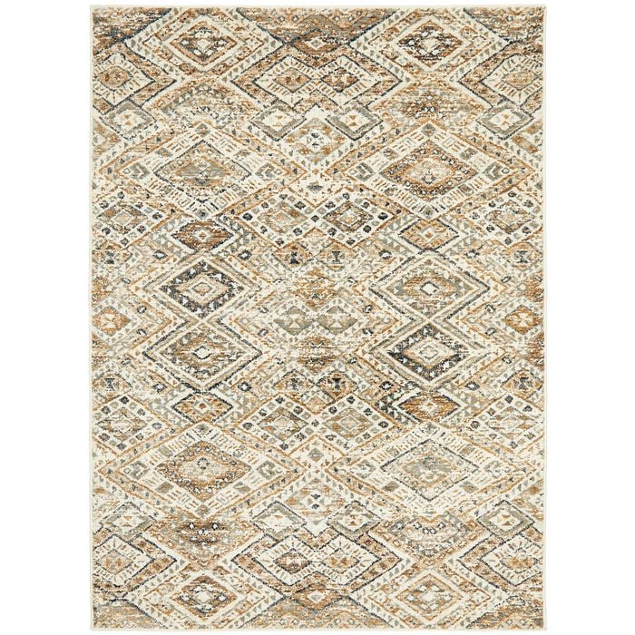The Rug Connection Scholar 433 Bone 230x160cm - Medium Tribal Pet Friendly Indoor Floor Rug