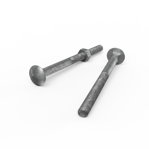 ZENITH M10 x 140mm Hot Dip Galvanised Cup Head Bolts And Nuts - Each