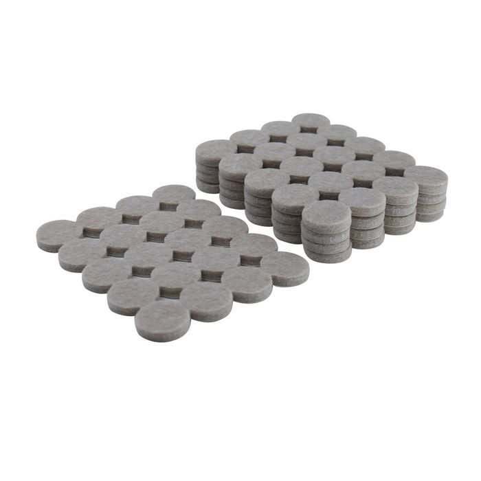 Syneco 19mm Round Felt Floor Protection - 100 Pack