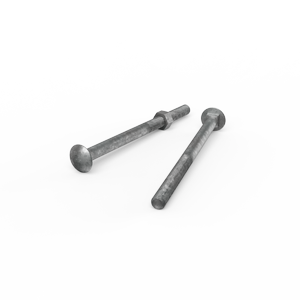 ZENITH M12 x 180mm Hot Dip Galvanised Cup Head Bolts & Nuts - Each