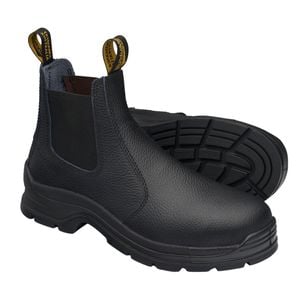 Blundstone Unisex Black #310 Elastic Side Safety Boot - UK Size 9