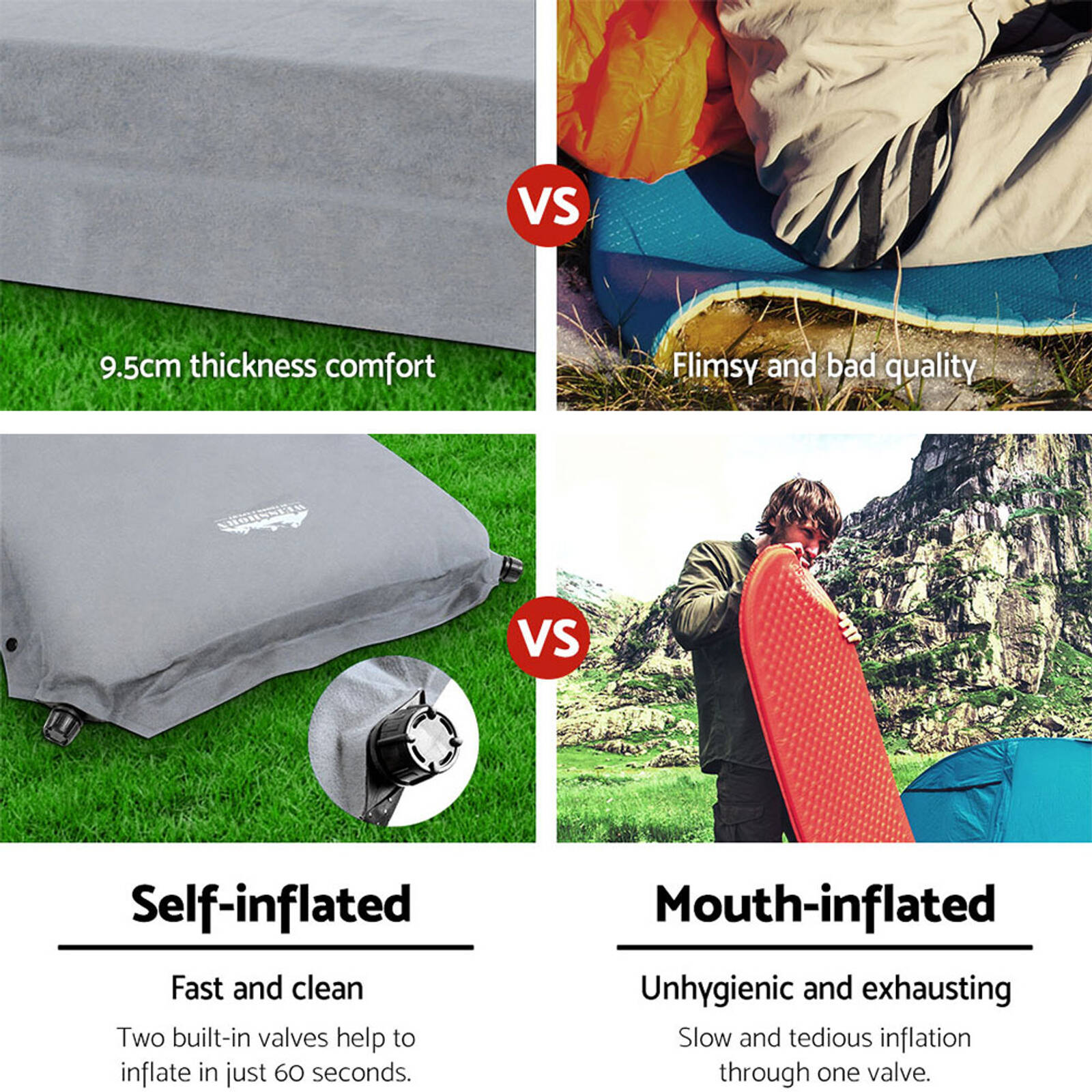 Bunnings self inflating mattress online