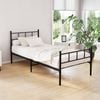 Artiss Metal Bed Frame Single Size Bed Base Beds Platform Black