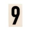 Sandleford 85 x 55mm 9 Black and White Self Adhesive Numeral