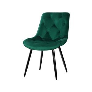 2x Dining Chairs Green