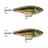 2x Rapala 14cm X Rap Haku Slow Sinking Glidebait Fishing Lures - Smelt On Beach