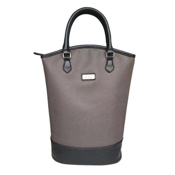 Sachi Two Bottle Wine Tote - Charcoal