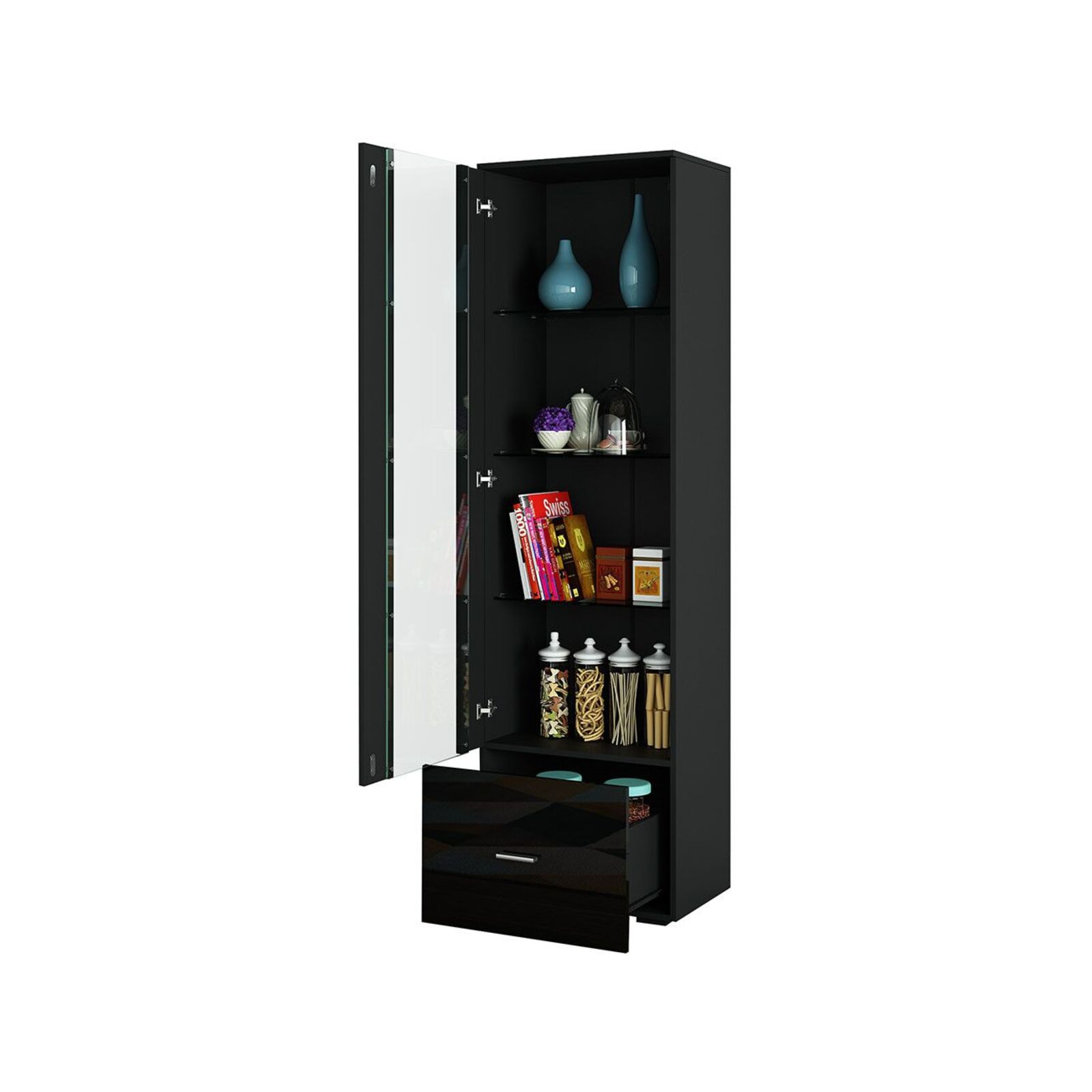 Glass cabinet bunnings discount