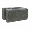 Adbri Masonry 390 x 200 x 215mm Charcoal Versawall Left Corner Block