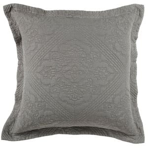 Bianca Zaria Taupe Lightweight Polyester European Pillowcase 65cm