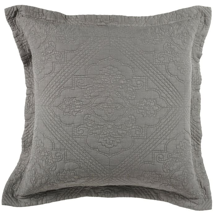 Bianca Zaria Taupe Lightweight Polyester European Pillowcase 65cm