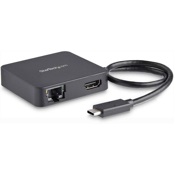StarTech.com USB Type C Docking Station for Notebook - Black - TAA Compliant - 1 Displays Supported - 4K - 4096 x 2160