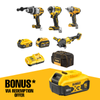 DeWALT 18V/54V XR Mixed Voltage 4 Piece Combo Kit - 5.0Ah/6.0Ah DCZ407P1T1-XE