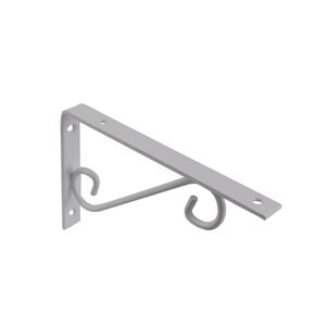 Carinya 200 x 125mm White Scroll Stayed Bracket