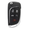 Key Zone Remote Car Key Housing Upgrade to suit Holden Barina, Cruze, Trax, VF Commodore & more - 5 Button - HU100 Blade