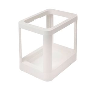 EzyStorage Single White Revida Pull-Out Bin Frame