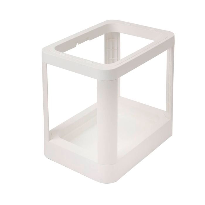 EzyStorage Single White Revida Pull-Out Bin Frame