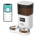Advwin Automatic Pet Feeder 6L Cat Feeder Double Bowl