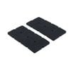 Surface Gard 25 x 25mm Black Round Floor Protection - 16 Pack