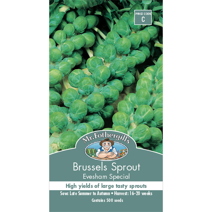 Mr Fothergill's Evesham Brussels Sprouts Vegetable Seed
