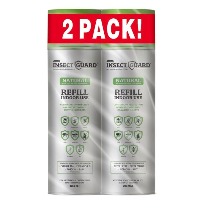 Kiwicare 305g Insect Guard Automatic Control System Natural Refill - Twin Pack
